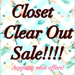 Closet clear out!!